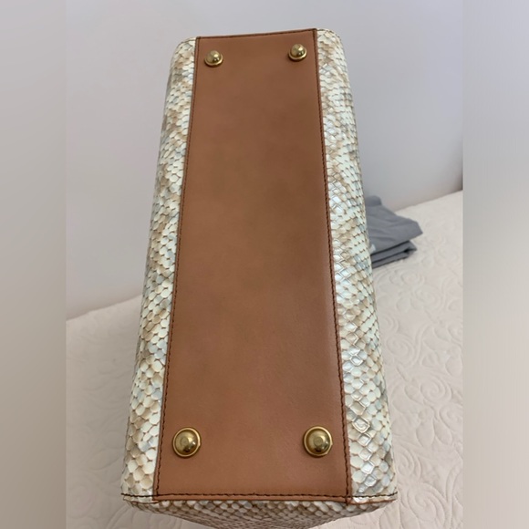 Brahmin Ashby Snakeskin Medium Tote WITH DUSTBAG - Picture 3 of 4